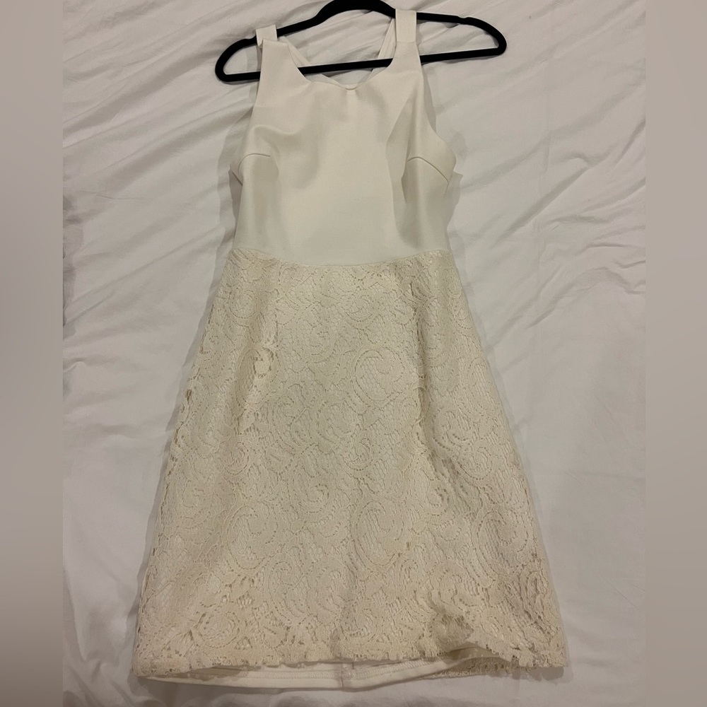 Eggshell mini dress from urban outfitters!